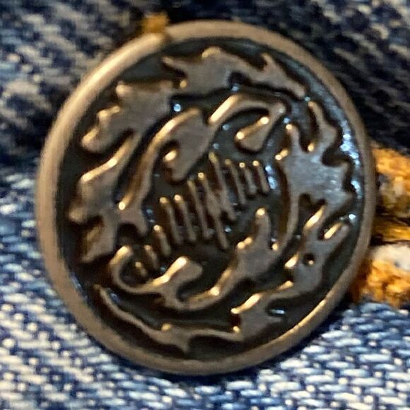 Shorts Lugene Auburn logo by stony jeans size 13/14 - Picture 4 of 7